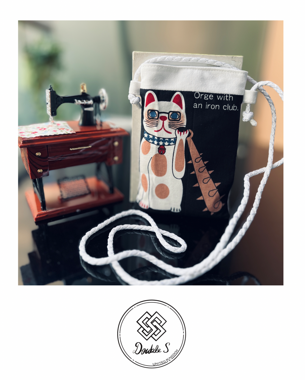 Japan Fabric Smartphone Shoulder Bag