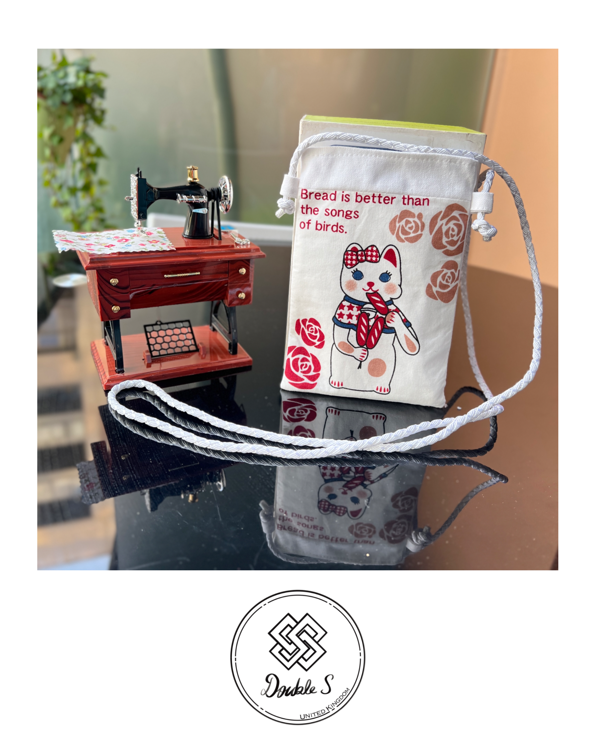 Japan Fabric Smartphone Shoulder Bag